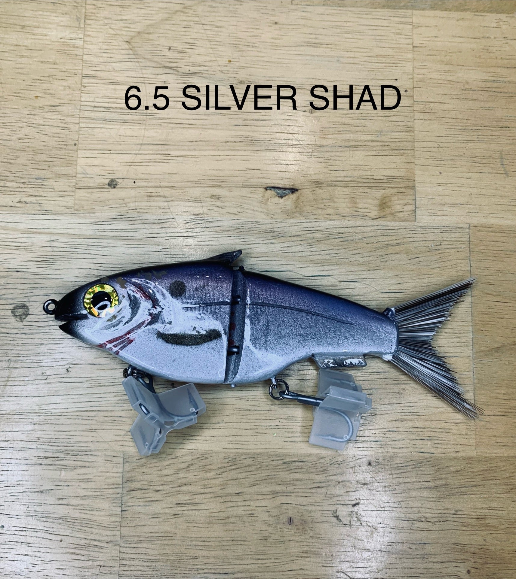 6.5 Silver Shad Glide Bait