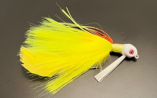 Royal Chartreuse Hybrid Hair-Rubber Skirt Jig