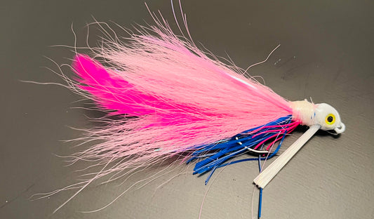 Fireball Pink Hybrid Hair Jig