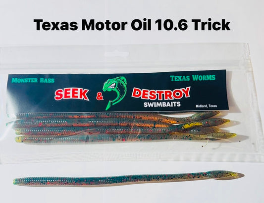 Texas Motor Oil Red Flake 10.5” Trick