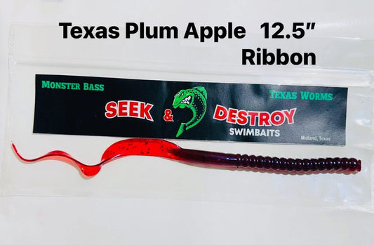 Texas Plum Apple 12.5 Ribbon